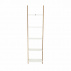 Regál, bílá / bambus, GAPA TYP 3