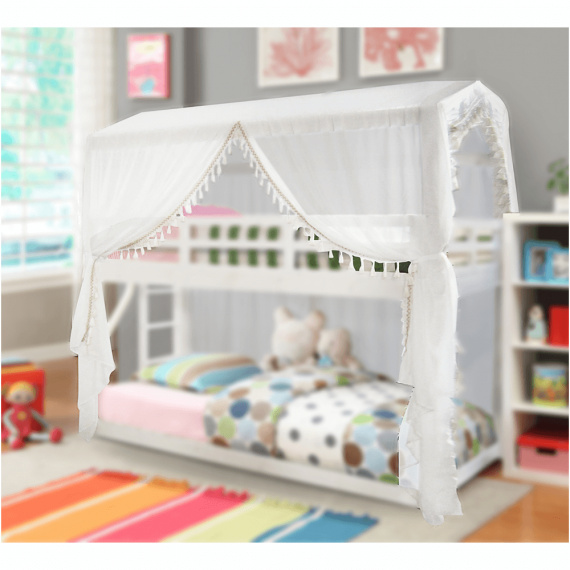 Závěs, bílá látka, ZEFIRE