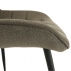Židle, šedohnědá taupe / černá, Sarin