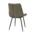 Židle, šedohnědá taupe / černá, Sarin
