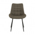 Židle, šedohnědá taupe / černá, Sarin