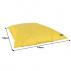 Sedací vak, žlutá látka, GETAF