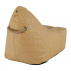 Sedací vak, béžová látka, RIMINO TYP 1
