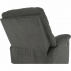 Masážní polohovací křeslo, šedá látka, LAMBERT