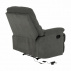 Masážní polohovací křeslo, šedá látka, LAMBERT