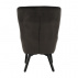 Designové křeslo, šedohnědá TAUPE Velvet látka, TENAL