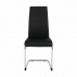 Jídelní židle, černá/chrom, VATENA