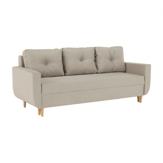 Pohovka rozkládací, světlehnědá, DOREL