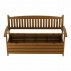 Zahradní lavička, hnědá, 150cm, AMULA