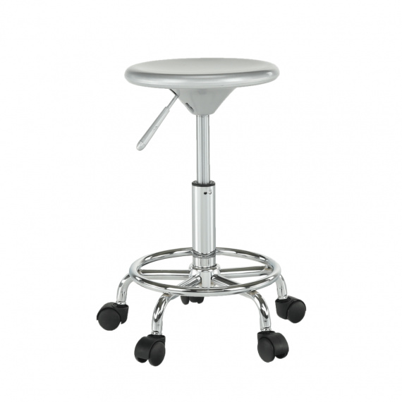 Židle, stříbrná/chrom, MABEL 3 NEW