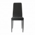 Jídelní židle, tmavě šedá/černá, ENRA