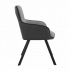 Křeslo, šedá/tmavě šedá/černá, TASMAN