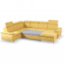 Sedací souprava, hořčicová, pravá, MARELIA