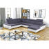Sedací souprava, šedá/bílá, pravá, MARELIA
