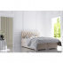 Postel boxspring, krémová, 180x200, DORMAN