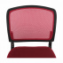 Otočná židle, tmavočervená/černá, RAMIZA