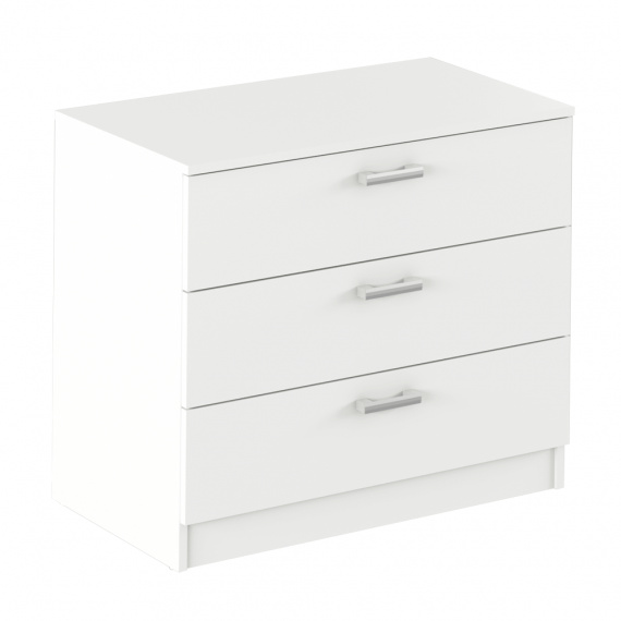 Komoda, bílá, ALEXIA