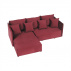 Univerzální sedací souprava, červená, LENY ROH