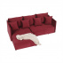 Univerzální sedací souprava, červená, LENY ROH