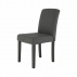 Jídelní židle, šedá / černá, SELUNA NEW