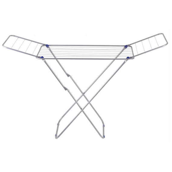 Sušák na prádlo,, stříbrná / modrá, VARDEN