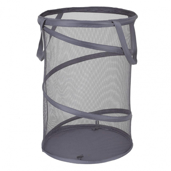 Koš na prádlo, šedá, FOREL