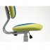 Rostoucí otočná židle, zelená/modrá/šedá, RAIDON