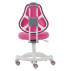 Rostoucí otočná židle, růžová / bílá, bez područek, MAHALA TYP 2