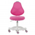 Rostoucí otočná židle, růžová / bílá, bez područek, MAHALA TYP 2