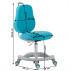 Rostoucí otočná židle, tyrkysová / šedá, RAIMOND TYP 2