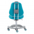 Rostoucí otočná židle, tyrkysová / šedá, RAIMOND TYP 2