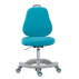 Rostoucí otočná židle, tyrkysová / šedá, RAIMOND TYP 2