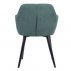 Designové křeslo, zelená/černá, LACEY