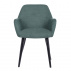 Designové křeslo, zelená/černá, LACEY