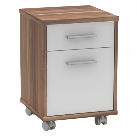 Kancelářský kontejner, švestka / bílá, JOHAN 2 NEW 07