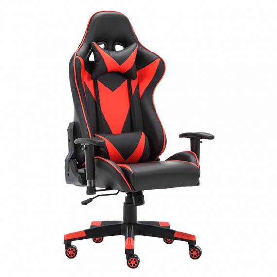 Kancelářské / herní křeslo s Bluetooth reproduktory, černá / červená, CARPI