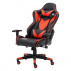 Kancelářské / herní křeslo s Bluetooth reproduktory, černá / červená, CARPI
