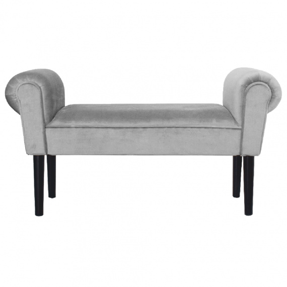 Lavice, světle šedá / černá, BURDA