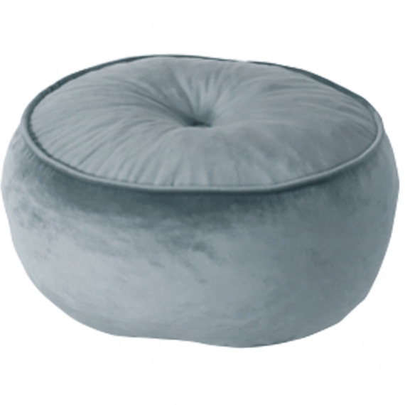 Taburet, látka světle šedá, KEREM