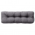 Polštář na paletové sezení,  šedá, ANIKA TYP 2