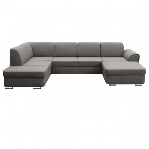 Sedací souprava ve tvaru U, hnědá Soro 24, levá, PEPER U