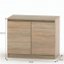 2 dveřová komoda, dub sonoma, HANY NEW 008