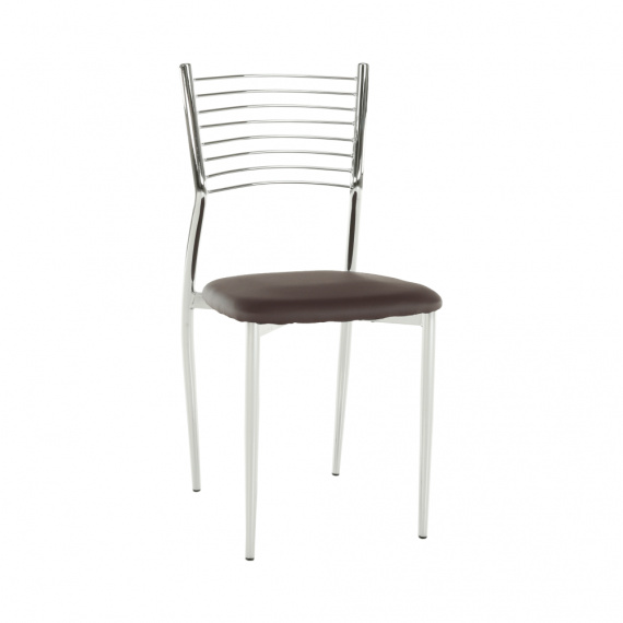 Jídelní židle, tmavohnědá, ZAIRA