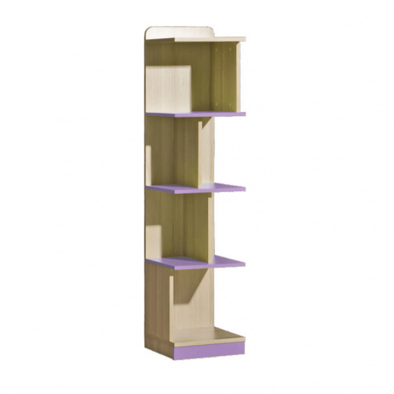 Regál, jasan/fialová, EGO L15