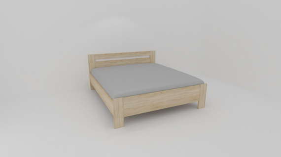 Dvoulůžko MONTY I : 180 x 200 cm ( čela tl.25mm , bočnice 18mm ) - jen osobní odběr