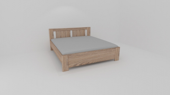 Dvoulůžko MELISA I : 180 x 200 cm ( čela tl.25mm , bočnice 18mm ) - jen osobní odběr