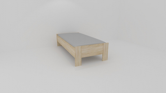 Zvýšené lůžko NEDO I : 90 x 200 cm ( čela tl.25mm , bočnice 18mm ) - jen osobní odběr
