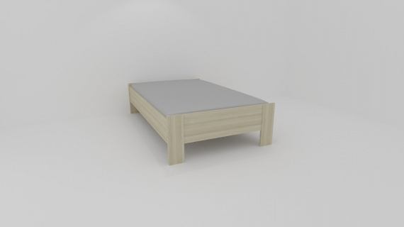 Zvýšené lůžko NEDO II : 120 x 200 cm ( čela tl.25mm , bočnice 25mm ) - jen osobní odběr