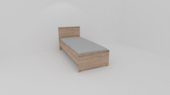 Zvýšené lůžko DINO : 80 x 200 cm ( čela tl.18mm , bočnice 18mm ) - jen osobní odběr