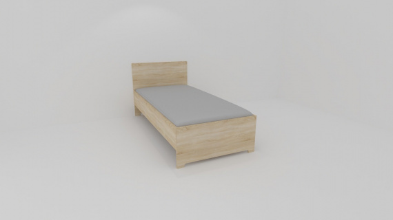 Zvýšené lůžko DINO : 90 x 200 cm ( čela tl.18mm , bočnice 18mm ) - jen osobní odběr